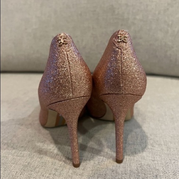 Sam Edelman Pink Glitter Heels New Pumps - Picture 3 of 4